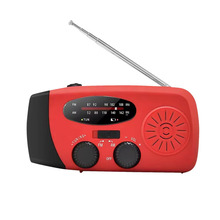 Nødradio m/lykt og powerbank